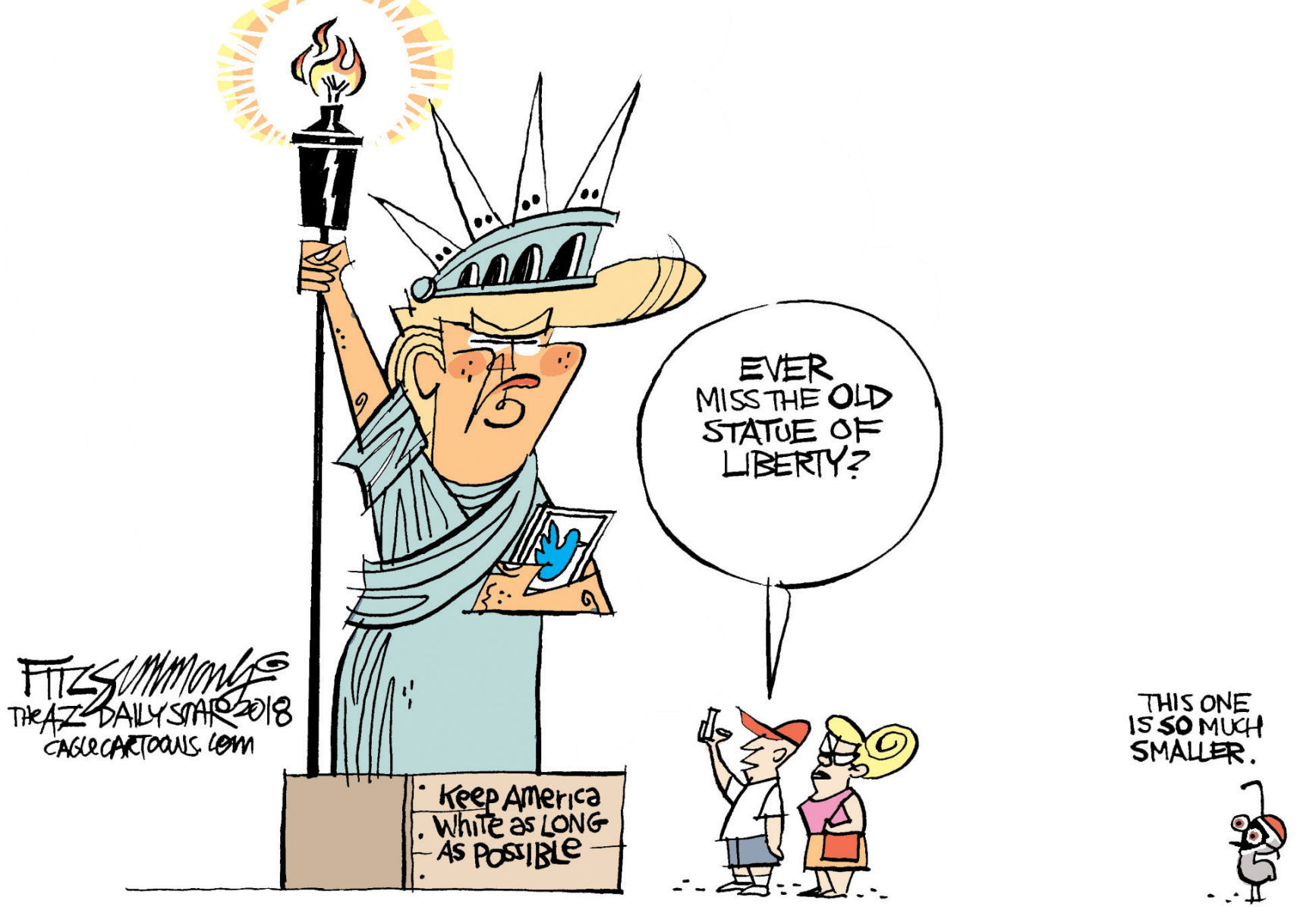 Daily Fitz Cartoon: Immigration